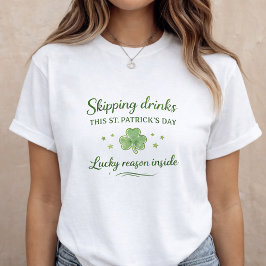 Camiseta St. Patrick’s Day Pregnancy Announcement