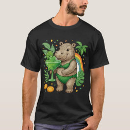 Camiseta St. Patrick’s Tropical Pool Party for Hippo lovers