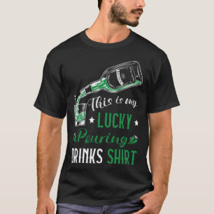 Camiseta St. Patricks Bartender Sortudos Bebendo