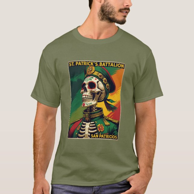 Camiseta St Patricks Battalion San Patricios Irish Mexican (Frente)