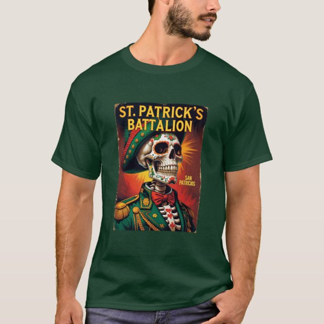 Camiseta St Patricks Battalion San Patricios Irish Mexican (Frente)
