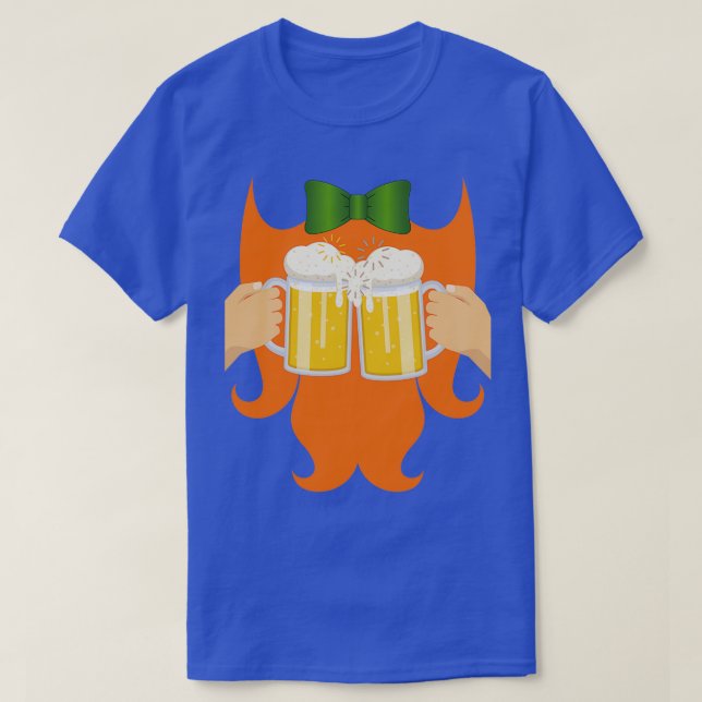 Camiseta St Patricks Beer Lover Irish Bebendo Team 2 (Frente do Design)