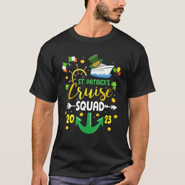 Camiseta St Patricks Cruise Trip 2023 Matching Group Cruise (Frente)