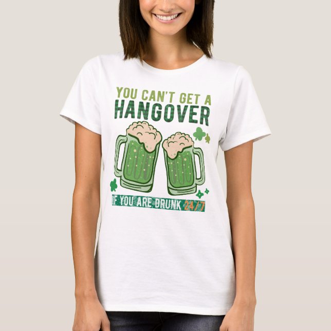 Camiseta St Patricks dá uma divertida equipe de bebendo de  (Frente)