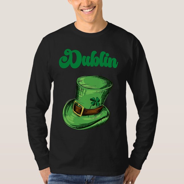 Camiseta St Patrick's Day Fun Beer Drink Party Dublin Irlan (Frente)