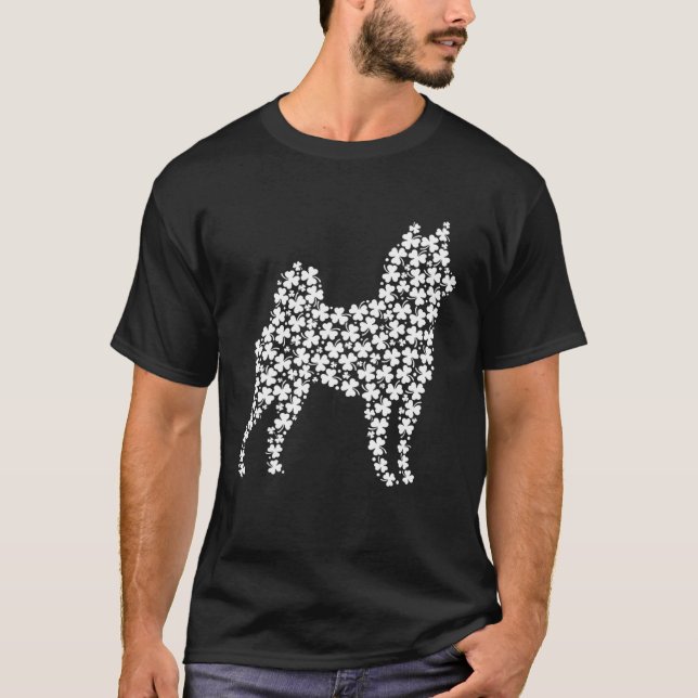 Camiseta St Patricks Day Ireland Irish Shiba Inu Dog (Frente)