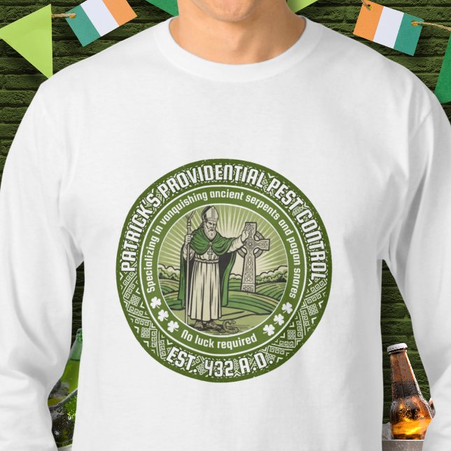 Camiseta St. Patrick's Day Irish Catholic T-Shirt (Criador carregado)