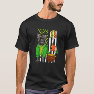 Camiseta St Patricks Day Irish French Bulldogs Dog Leprecha