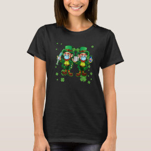 Camiseta St Patricks Day Leprechaun Wearing Mask