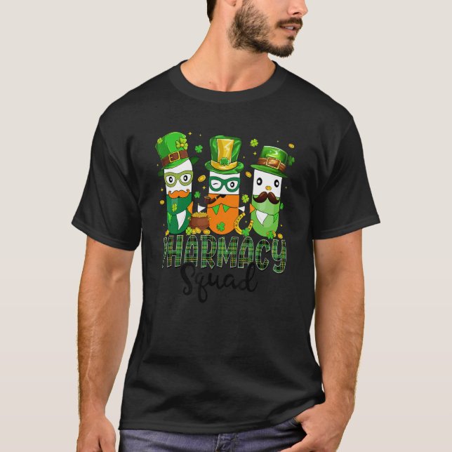 Camiseta St Patrick's Day Pharmacy Squad Matching Pharmacis (Frente)