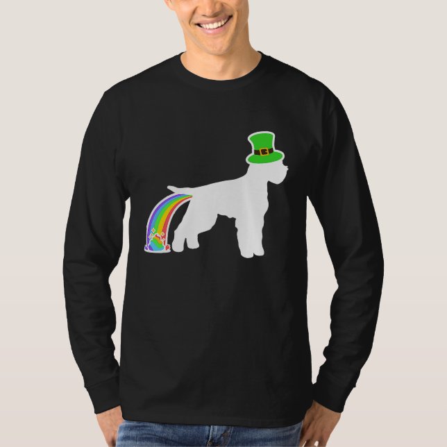 Camiseta St Patrick's Day Rainbow Dog  Lagotto Romagnolo (Frente)