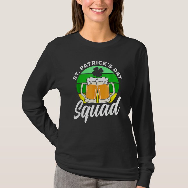 Camiseta St Patrick's Day Squad Team Ireland St Patricks Da (Frente)
