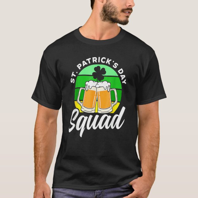 Camiseta St Patrick's Day Squad Team Ireland St Patricks Da (Frente)