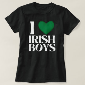 Camiseta St. Patrick's Day Store I Love Irish Boys