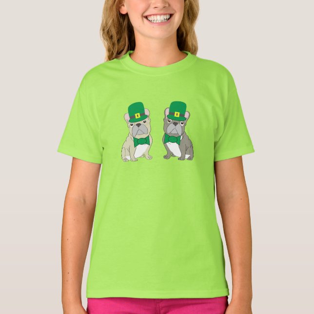 Camiseta St. Patricks French Bulldogs (Frente)