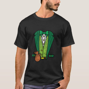 Camiseta St Patricks Leprechaun Tuxedo Costume Men Garotas