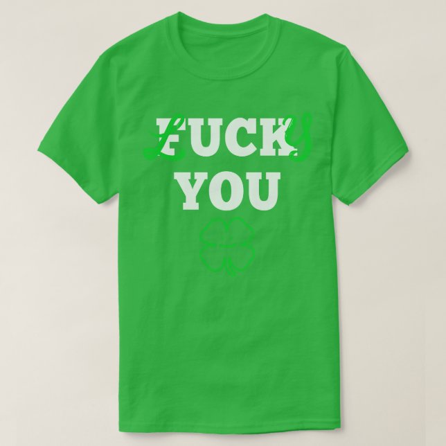 Camiseta St Patricks Lucky (Frente do Design)