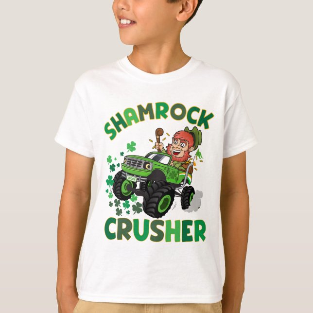 Camiseta St. Patricks monstro-duende (Frente)