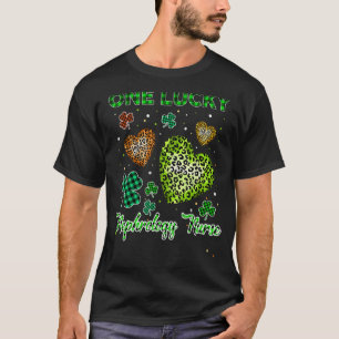Camiseta St Patricks One Lucky Nephrology Enfermeira Buffal