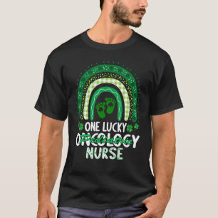 Camiseta St Patricks One Lucky Pediátrico Oncologia Enferme
