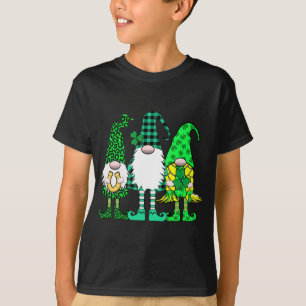 Camiseta St Patricks Three Gnomos Lucky Irish Gnomes