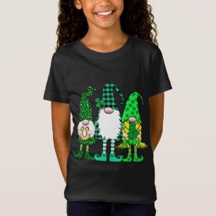 Camiseta St Patricks Three Gnomos Lucky Irish Gnomes