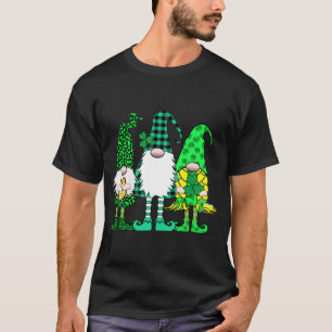 Camiseta St Patricks Three Gnomos Lucky Irish Gnomes