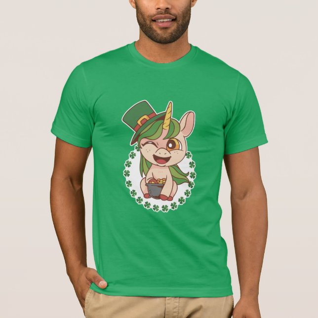 Camiseta St Patricks Unicorn (Frente)