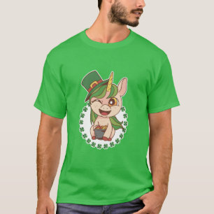 Camiseta St Patricks Unicorn