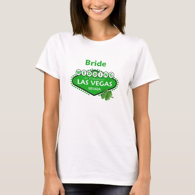 Camiseta St Patty BRIDE Las Vegas (Frente)