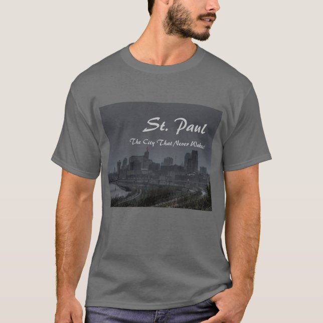 Camiseta St Paul a cidade que nunca acorda! (Frente)