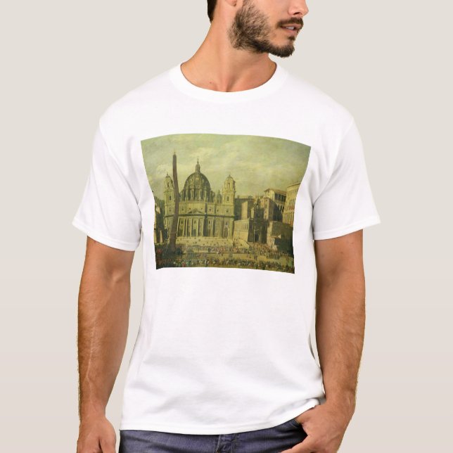 Camiseta St Peter, Roma, 1630 (óleo em canvas) (Frente)