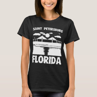 Camiseta St Petersburg, Florida - design da ponte de Skyway