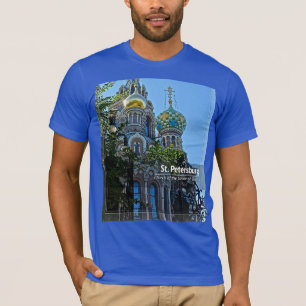 Camiseta St Petersburg, igreja do salvador no sangue