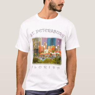 Camiseta St Petersburg na noite