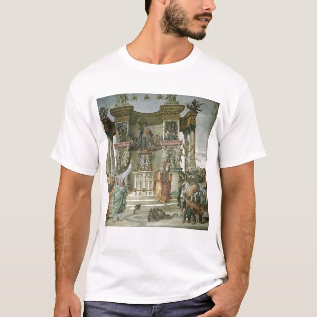 Camiseta St Philip que Exorcising um demónio, c.1497-1500 (Frente)