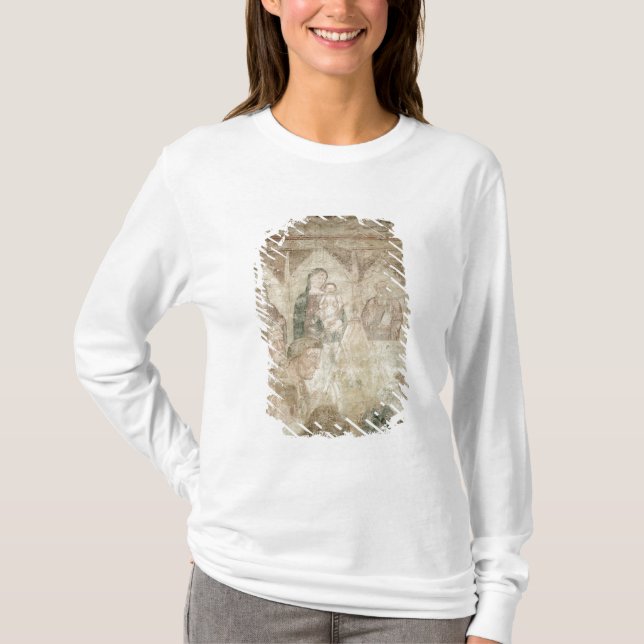 Camiseta St. Ranieri que Praying no templo (Frente)
