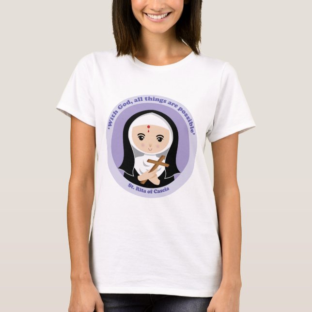 Camiseta St. Rita de Cascia (Frente)