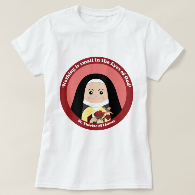 Camiseta St. Thérèse de Lisieux (Frente do Design)