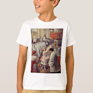 Camiseta St. Therese Lançando Rosas Corpus Domini Arte Fina