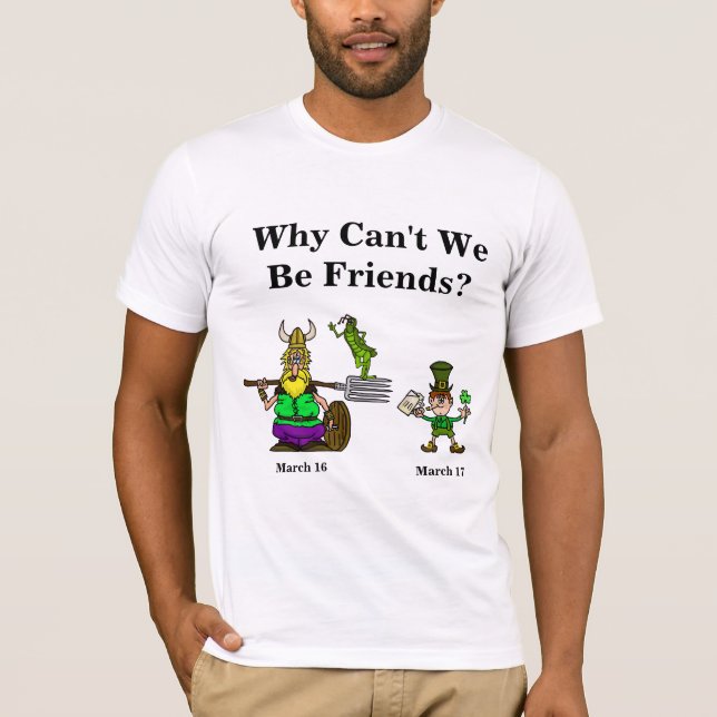 Camiseta St. Urho & combinação do t-shirt de St Patrick (Frente)