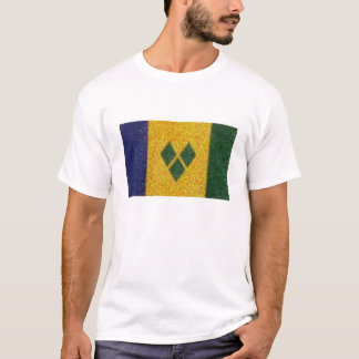 Camiseta St. Vincent & a bandeira dos Grenadines