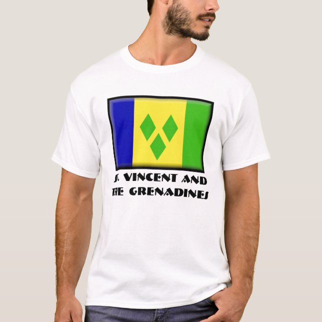 Camiseta St. Vincent e os Grenadines (Frente)