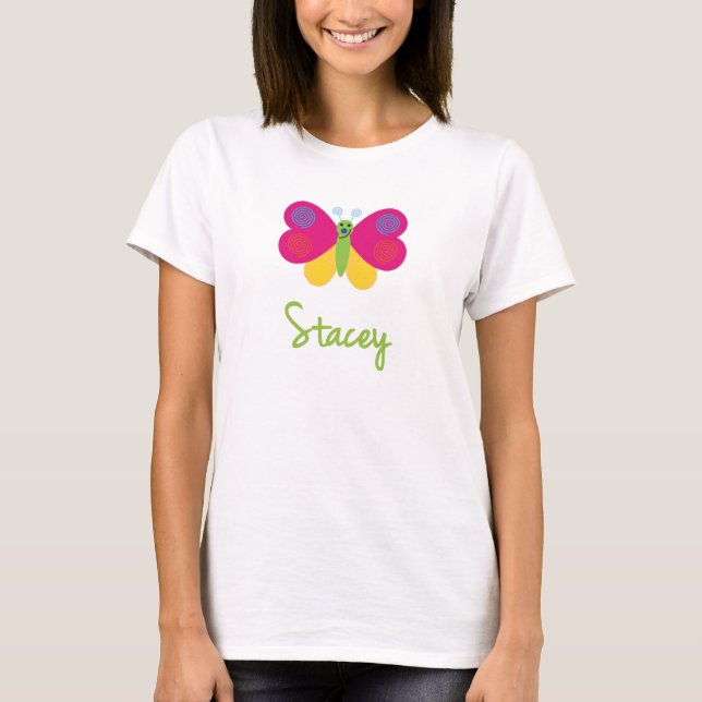 Camiseta Stacey a borboleta (Frente)