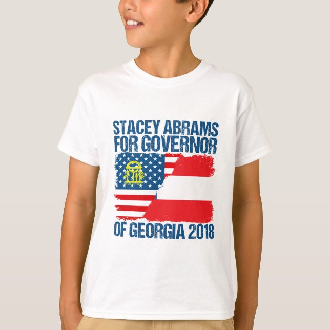 Camiseta Stacey Abrams para o governador de Geórgia 2018 (Frente)