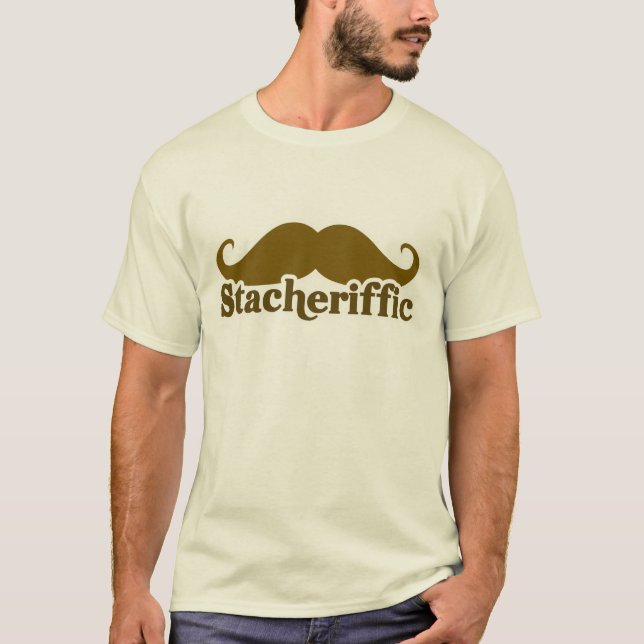 Camiseta Stacherific Mushtache (Frente)