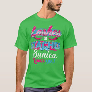 Camiseta Staches ou Lashes Bunica te ama o melhor gênero Re