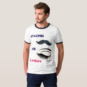 Camiseta Staches Ou Lashes O Gênero revela #2