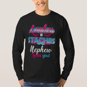 Camiseta Staches Ou Lashes Sobrinho Te Ama Mais Do Gênero R