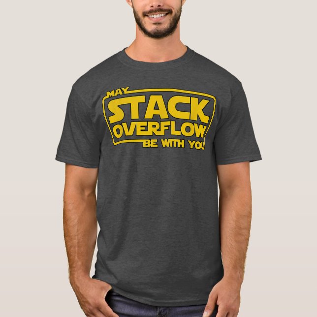 Camiseta Stack Overflow com o programador devops java (Frente)